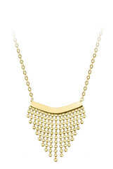 Troli Moodne terasest kaelakee Chains Gold ornamentiga hind ja info | Kaelakeed | hansapost.ee