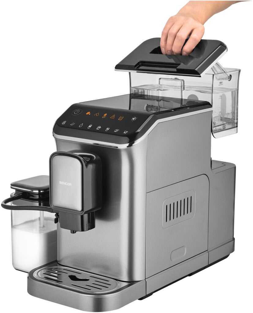 Sencor SES 8000BK цена и информация | Kohvimasinad ja espressomasinad | hansapost.ee