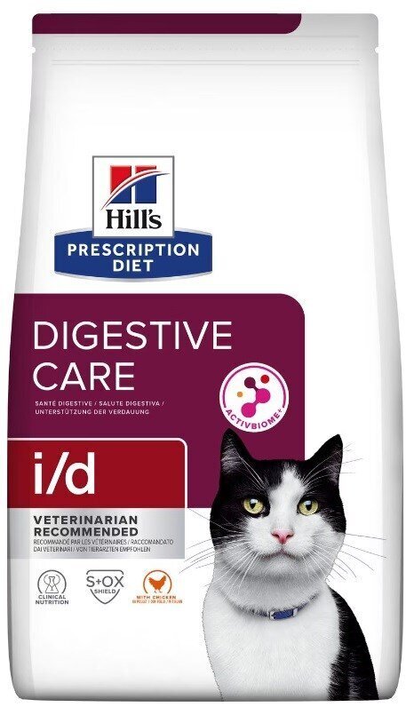 Kuivtoit kassidele Hills PD Digestive Care i/d, 1,5 kg цена и информация | Kassi kuivtoit ja kassikrõbinad | hansapost.ee