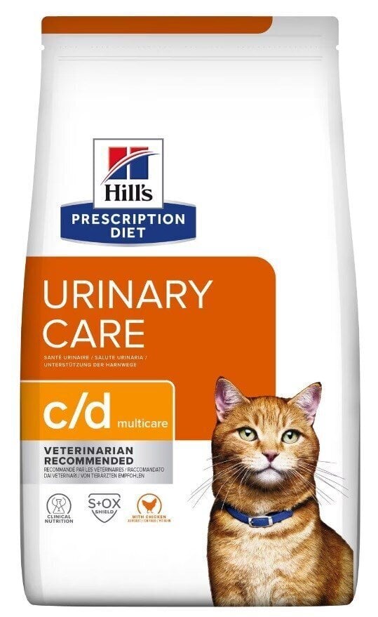 Kuivtoit kassidele Hills PD Urinary Care c/d kanaga, 1,5 kg цена и информация | Kassi kuivtoit ja kassikrõbinad | hansapost.ee