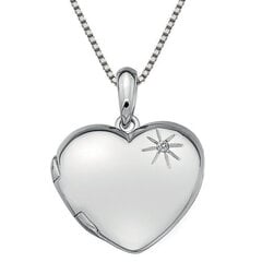 Hot Diamonds Серебряное колье Hot Diamonds DP495 Memoirs Heart Locket цена и информация | Украшения на шею | hansapost.ee