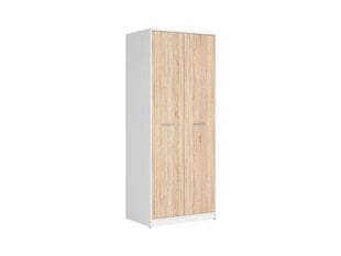 Шкаф BRW Nepo Plus SZF2D, белый/цвета дуба цена и информация | Шкафы | hansapost.ee