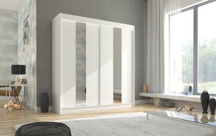 Riidekapp Adrk Furniture Balton 200 cm, valge hind ja info | Kapid | hansapost.ee