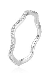 Оригинальное серебряное кольцо с прозрачными цирконами Beneto  AGG226 цена и информация | Кольца | hansapost.ee