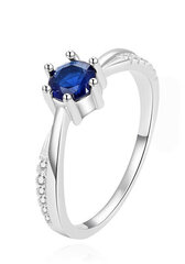 Красивое серебряное кольцо с цирконами Beneto AGG305L цена и информация | Кольцо | hansapost.ee