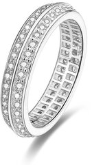 Beneto Hõbesõrmus kristallidega AGG203 hind ja info | Sõrmused | hansapost.ee