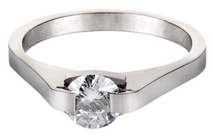 Стальное кольцо с кристаллом Troli KRS-088 цена и информация | Кольца | hansapost.ee