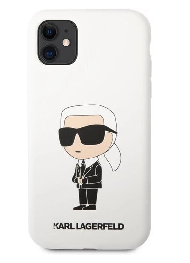 Ümbris Karl Lagerfeld iPhone 11-le, valge цена и информация | Telefonide kaitsekaaned ja -ümbrised | hansapost.ee