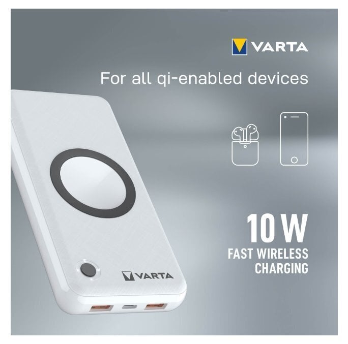 Varu toiteallikas Varta Wireless 20000mAh цена и информация | Akupangad | hansapost.ee