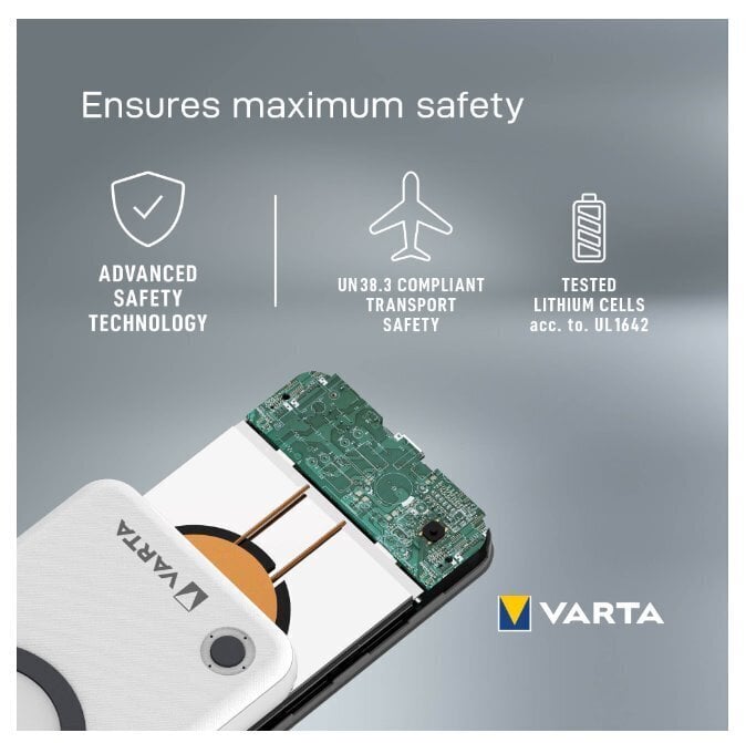 Varu toiteallikas Varta Wireless 15000mAh hind ja info | Akupangad | hansapost.ee