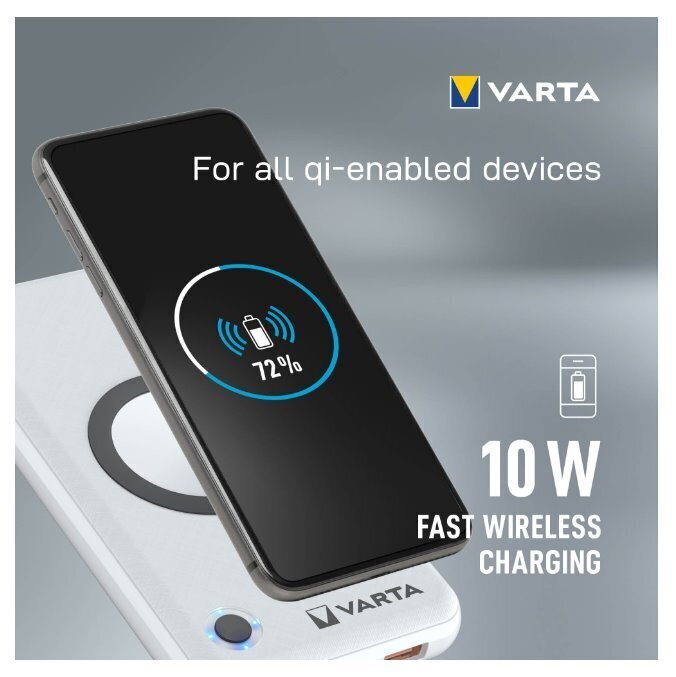 Varu toiteallikas Varta Wireless 15000mAh цена и информация | Akupangad | hansapost.ee