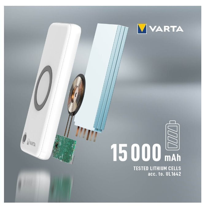 Varu toiteallikas Varta Wireless 15000mAh цена и информация | Akupangad | hansapost.ee