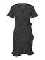 Vero Moda naiste kleit 10252951*01, must/valge 5715103377380 hind ja info | Kleidid | hansapost.ee