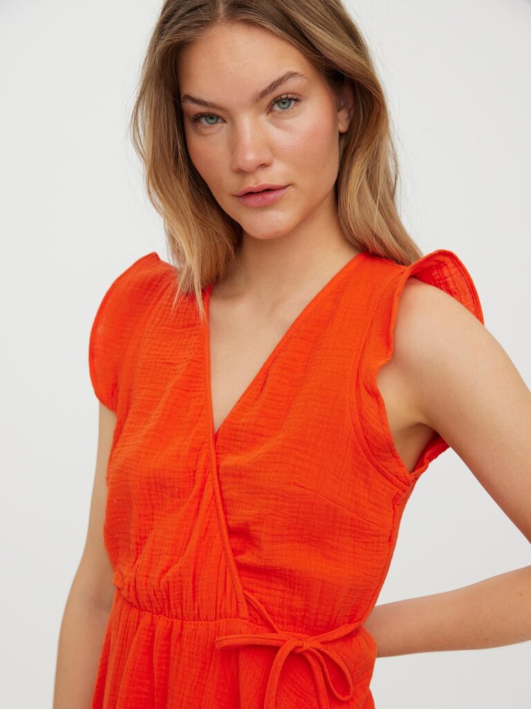 Naiste kleit Vero Moda 10263273*02, oranž 5715220438599 цена и информация | Kleidid | hansapost.ee