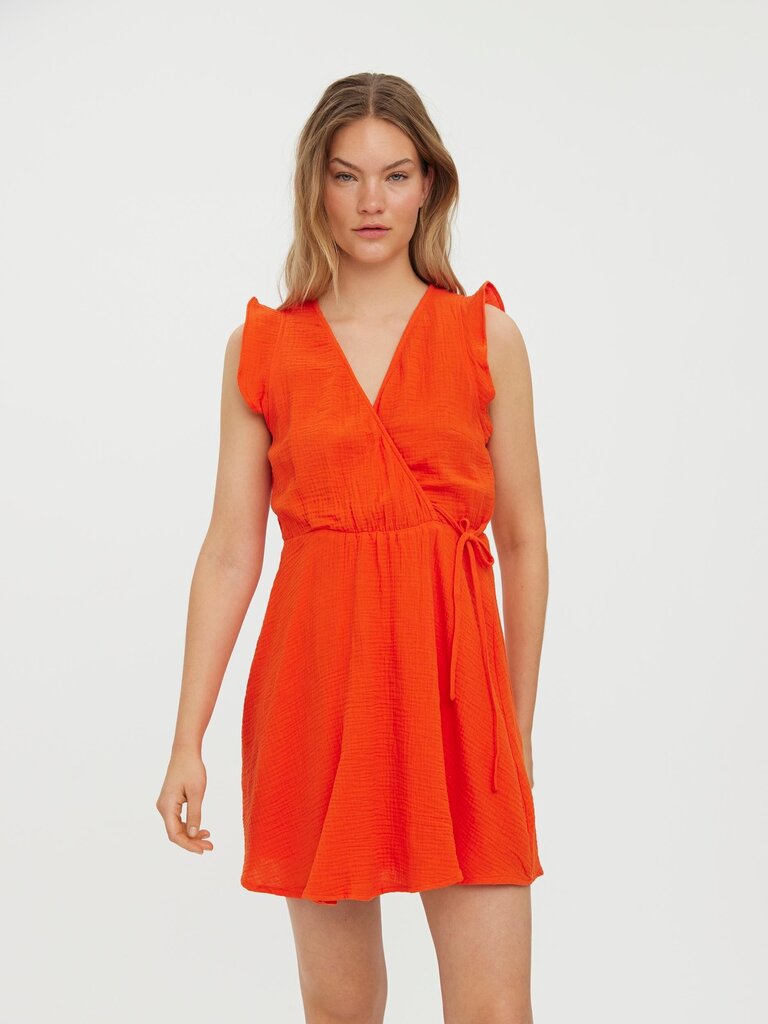 Naiste kleit Vero Moda 10263273*02, oranž 5715220438599 цена и информация | Kleidid | hansapost.ee