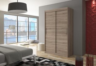 Riidekapp ADRK Furniture Collin, pruun цена и информация | Шкафы | hansapost.ee