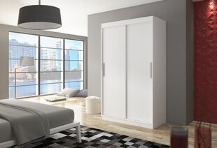 Riidekapp DRK Furniture Collin, valge цена и информация | Шкафы | hansapost.ee