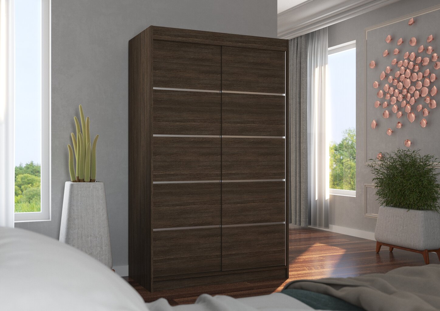 Kapp ADRK Furniture Benisso, pruun hind ja info | Kapid | hansapost.ee