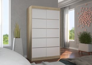 Kapp ADRK Furniture Benisso, tamm/valge цена и информация | Шкафы | hansapost.ee