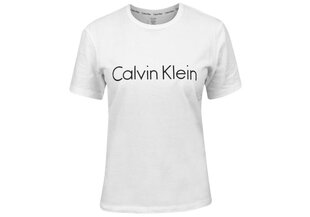 Naiste T-särk Calvin Klein T-SHIRT SS NECK CREW WHITE QS6105E 100 26325 hind ja info | T-särgid naistele | hansapost.ee