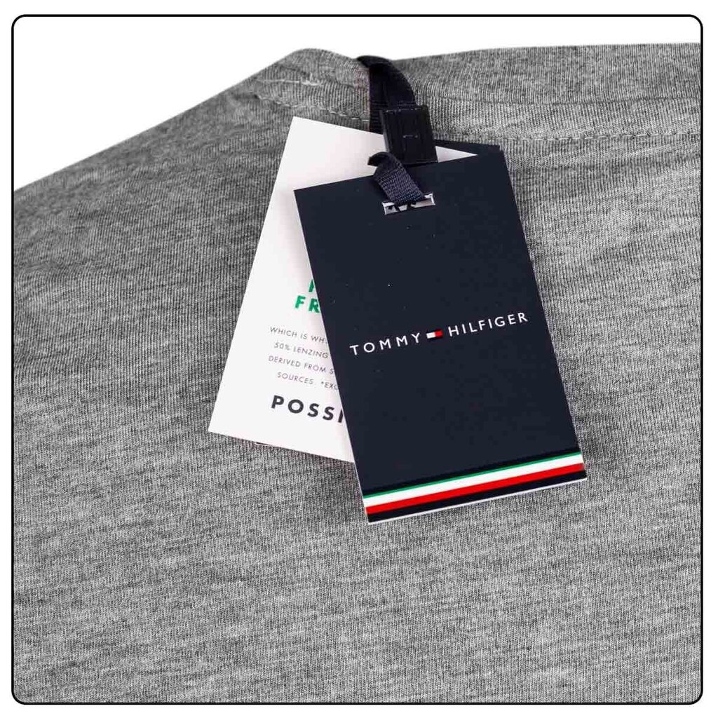 Tommy Hilfiger meeste T-särk T-SHIRT CN SS TEE, hall UM0UM02348 P4A 42066 цена и информация | T-särgid meestele | hansapost.ee