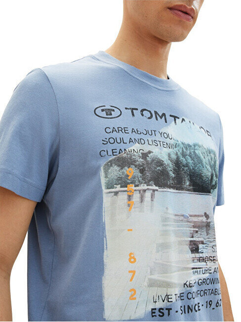 T-särk meestele Tom Tailor 1035617.12364, sinine hind ja info | T-särgid meestele | hansapost.ee