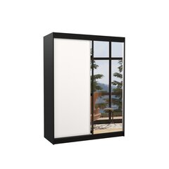 Шкаф ADRK Furniture Jordi, черный/белый цена и информация | Шкафы | hansapost.ee