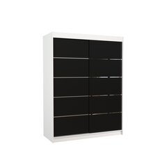 Kapp ADRK Furniture Luft, valge/must hind ja info | Kapid | hansapost.ee