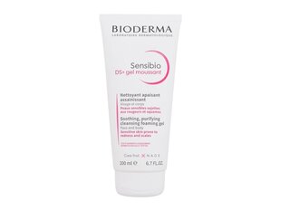 Puhastav vahutav geel Bioderma Sensibio DS+, 200 ml hind ja info | Näopuhastusvahendid | hansapost.ee