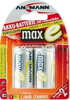 Laetavad akud Ansmann maxE 2 x C 4500mAh цена и информация | Patareid | hansapost.ee