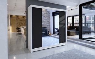 Шкаф ADRK Furniture Balance, белый/черный цена и информация | Шкафы | hansapost.ee