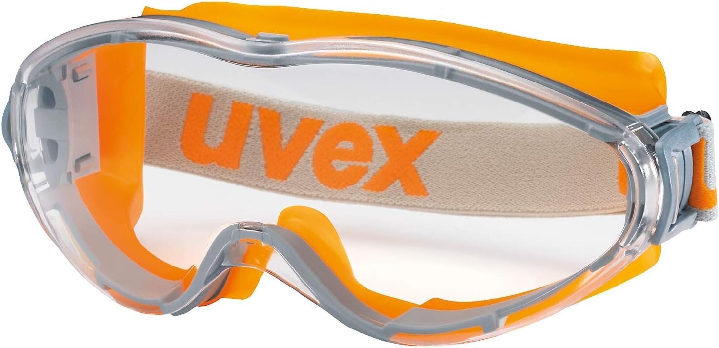 Uvex ultraheli supravision Excellence Guardian Prillid - läbipaistev/hall -oranž hind ja info | Kaitsekiivrid, visiirid, kaitsemaskid, kaitseprillid | hansapost.ee