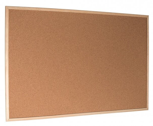 Esselte Pinboard Cork Standard wood frame 90 x 60 cm цена и информация | Kirjatarvikud | hansapost.ee