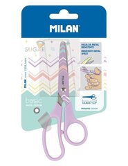 Käärid mustriga MILAN, lillas, 13.4 cm цена и информация | Канцелярские товары | hansapost.ee