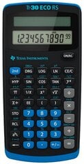 Kalkulaator Texas Instruments TI-30 ECO RS hind ja info | Texas Instruments Lastekaubad ja beebikaubad | hansapost.ee