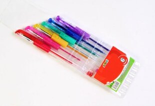 Ручка гелевая 0,7мм 6 цветов цена и информация | Канцелярские товары | hansapost.ee
