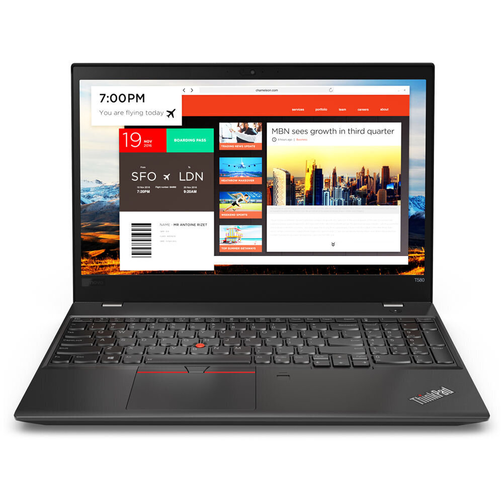 Lenovo ThinkPad T580; i5-8250U|16Gb|15.6" Fhd|Nvidia MX150|256Gb|Windows 11 Pro|Uuendatud/Renew hind ja info | Sülearvutid | hansapost.ee