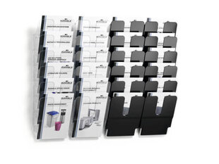 Прочный подвесной держатель для буклетов формата А4 с 6 карманами, прозрачный цена и информация | Канцелярские товары | hansapost.ee