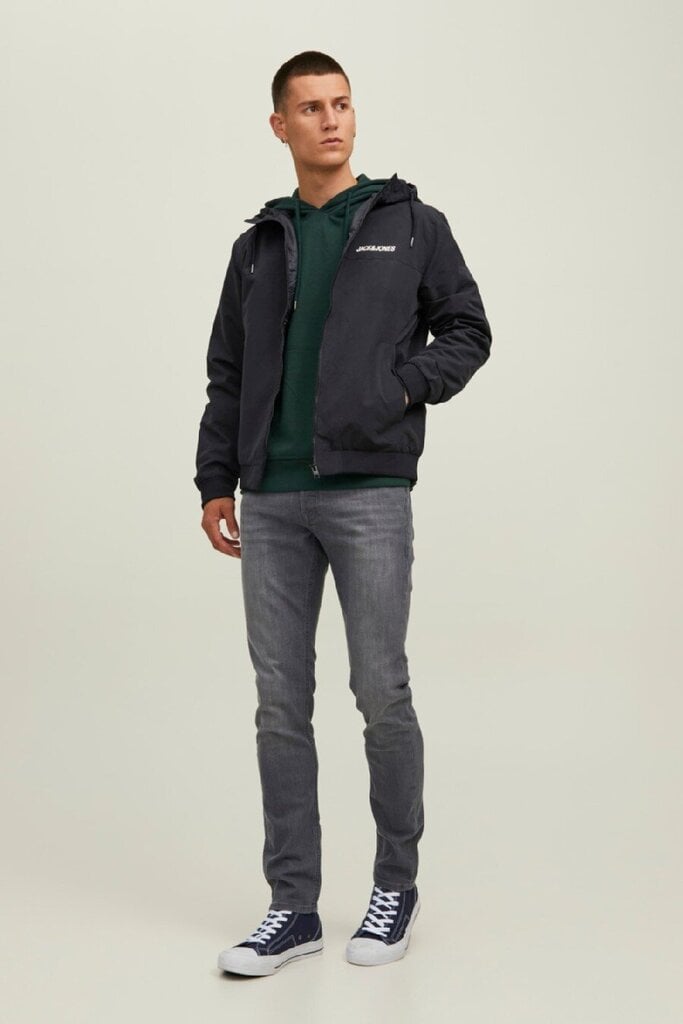 Meeste jope Jack & Jones 12200208BLACKSOLID-L hind ja info | Joped meestele | hansapost.ee