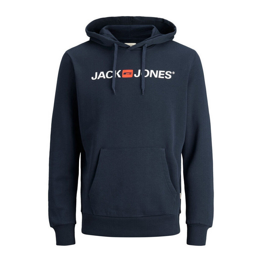 Dressipluus ilma kapuutsita, meeste Jack & Jones OLD LOGO 12137054 Mereväesinine Mehed S2017770 цена и информация | Pusad meestele | hansapost.ee