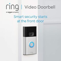 Ring Amazon Video Doorbell must цена и информация | Дверные звонки, глазки | hansapost.ee