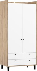 Шкаф Meblocross Dolce Dol-20 2D2S, светло-коричневый/белый цена и информация | Шкафы | hansapost.ee