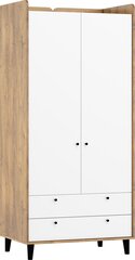 Шкаф Meblocross Dolce Dol-20 2D2S, темно-коричневый/белый цена и информация | Шкафы | hansapost.ee