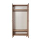 Riidekapp Kalune Design Wardrobe 869 (IV), 90 cm, pruun/tamme värv цена и информация | Kapid | hansapost.ee