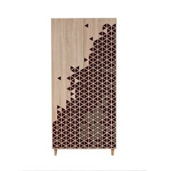 Шкаф Kalune Design Wardrobe 869 (IV), 90 см, коричневый/дуб цена и информация | Шкафы | hansapost.ee