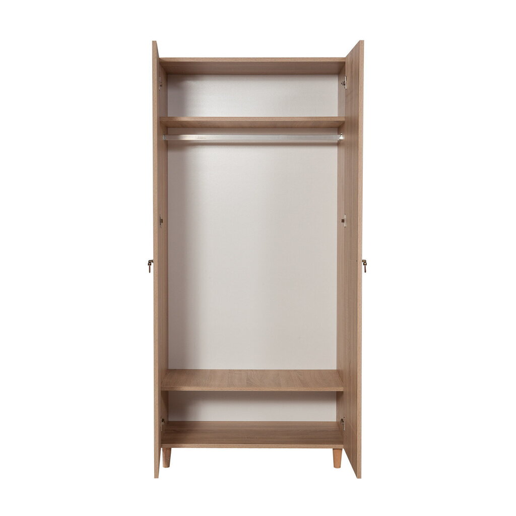 Riidekapp Kalune Design Wardrobe 869 (IV), 90 cm, tamm/kollane hind ja info | Kapid | hansapost.ee