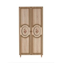 Шкаф Kalune Design Wardrobe 863 (I), 90 см, дуб/темно-коричневый цена и информация | Шкафы | hansapost.ee