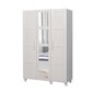 Peegliga riidekapp Kalune Design Wardrobe 869 (III), 120 cm, valge цена и информация | Kapid | hansapost.ee