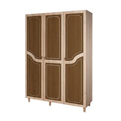Шкаф Kalune Design Wardrobe 863 (VI), 135 см, дуб/темно-коричневый цена и информация | Шкафы | hansapost.ee