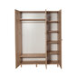 Riidekapp Kalune Design Wardrobe 863 (VI), 135 cm, tamm/tumeroheline hind ja info | Kapid | hansapost.ee